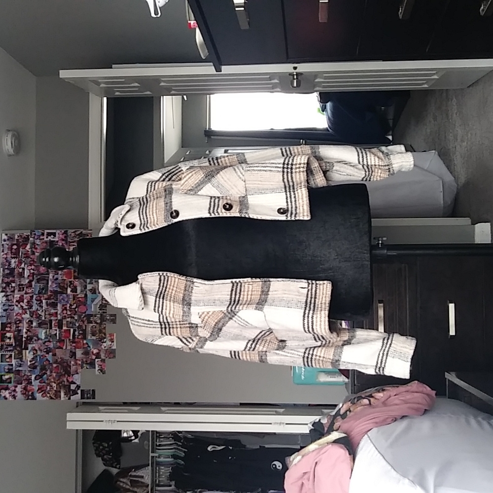 Brown plaid jacket